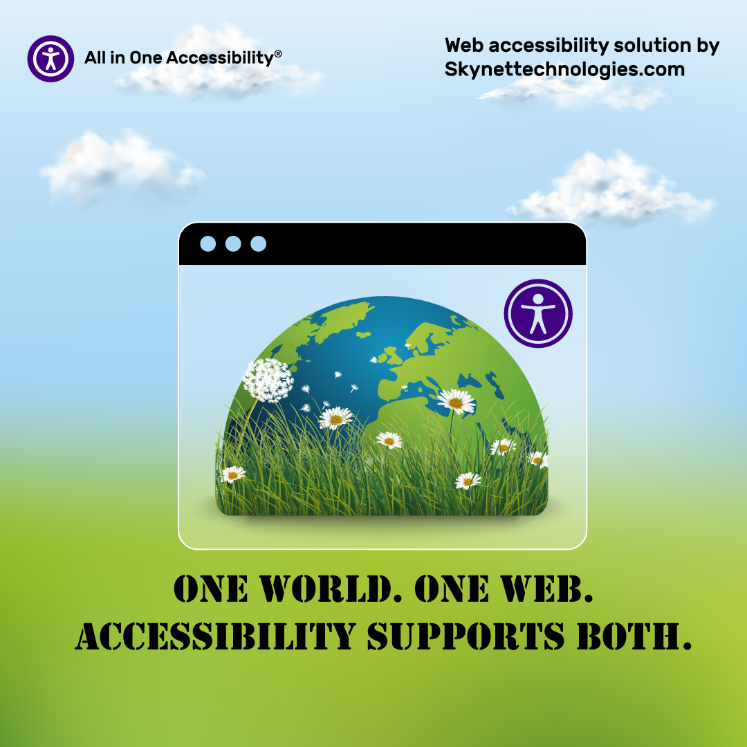 wcag_accessible's tweet photo. A healthy planet and an inclusive internet go hand in hand. This Earth Day, make space for everyone—online and offline. 💚
#EarthDay #DigitalInclusion
#GreenWeb #AllInOneAccessibility https://t.co/zzUq0oKMX9