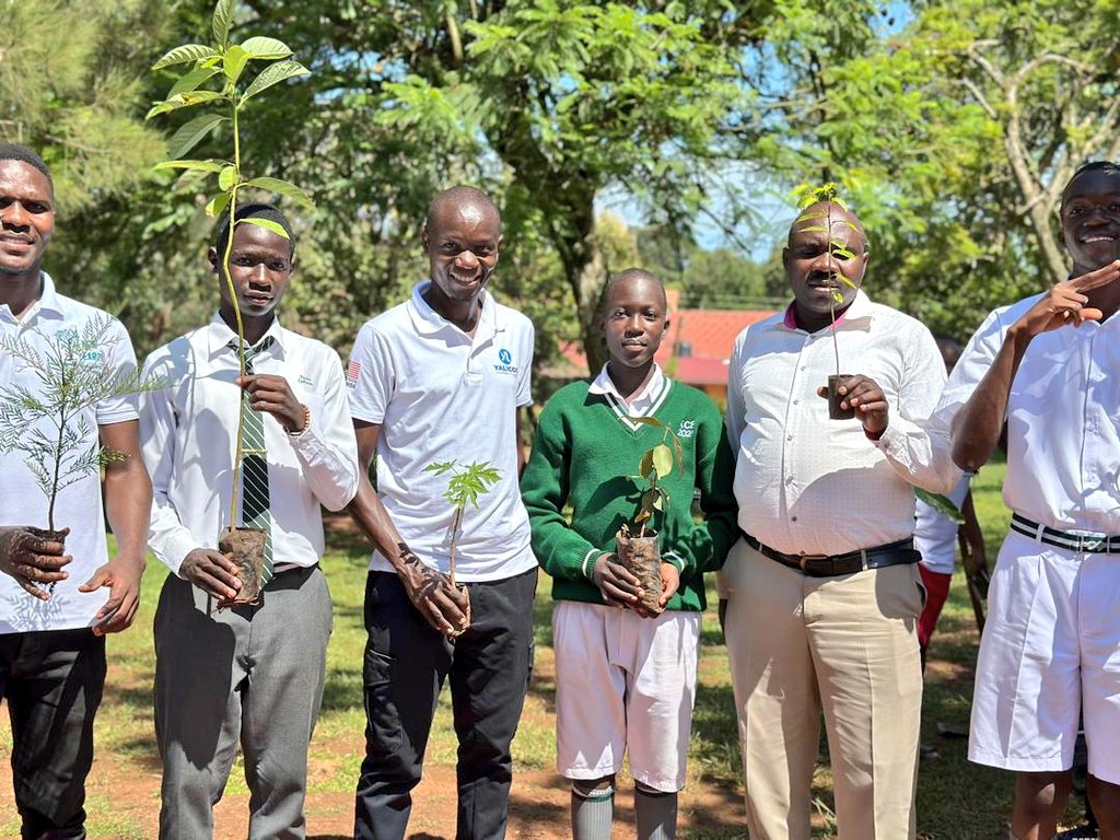 cLimateA (@c_limatea) on Twitter photo Activity: Plant for the Planet
Inline with: #EarthDay2025
Theme: Our Power, Our Planet
Location: Kiira College, Butiiki - Jinja Uganda 🇺🇬
Lead by: <a href="/treesforlifeug/">Trees For Life-Ug</a>
In Conjunction with: <a href="/c_LimateA/">cLimateA</a>
<a href="/YALIRLCAlumniUg/">YALIRLCEA Alumni- UG</a>
<a href="/USAlumniUganda/">U.S. Exchange Alumni Uganda</a> <a href="/GivingChildren/">GCHI</a> <a href="/farm_kiosk/">Farm Kiosk</a> <a href="/MusafarmFoods/">Musafarm Foods</a> Activity: Plant for the Planet
Inline with: #EarthDay2025
Theme: Our Power, Our Planet
Location: Kiira College, Butiiki - Jinja Uganda 🇺🇬
Lead by: <a href="/treesforlifeug/">Trees For Life-Ug</a>
In Conjunction with: <a href="/c_LimateA/">cLimateA</a>
<a href="/YALIRLCAlumniUg/">YALIRLCEA Alumni- UG</a>
<a href="/USAlumniUganda/">U.S. Exchange Alumni Uganda</a> <a href="/GivingChildren/">GCHI</a> <a href="/farm_kiosk/">Farm Kiosk</a> <a href="/MusafarmFoods/">Musafarm Foods</a>