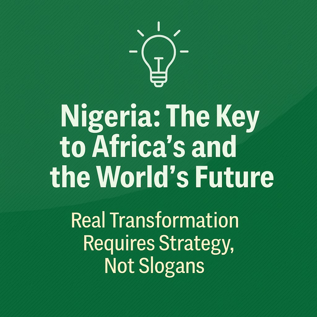IjigbanDaniel's tweet image. Nigeria can lead Africa, and Africa can transform the world.
This is not a dream—it’s a call to action.
Nigeria is the new world capital.
#DanielOketa #CVEF #AfricaLeadership #EconomicDevelopment 
#ijigbandanieloketa
