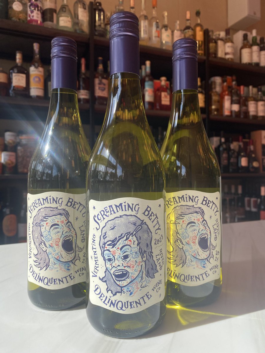 It’s Tuesday morning after the Bank Holiday weekend and wine is probably way down the list of what’s filling your brain space…. Not for us!!!

On by the glass this week is @delinquentewineco Screaming Betty Vermentino. Organically grown in the Australian Riverland region.

X