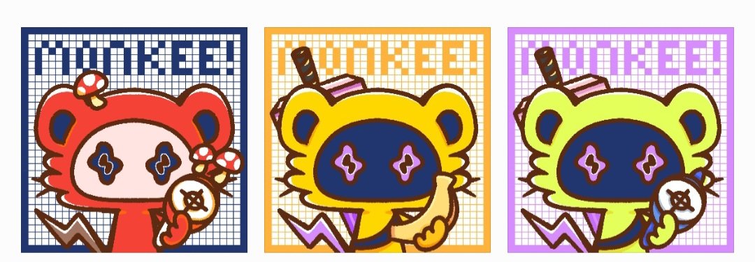 Now Crunk has become MONKEE‼️

Items are guns, bananas or mushrooms🔫🍌🍄

🔗➡xrp.cafe/ja/collection/…
LIST➡22nd at 11 pm(JST)
PRICE➡10XRP(Offers are welcome.)

Don't miss the three of them⚠️

 #CrunkCatCollection