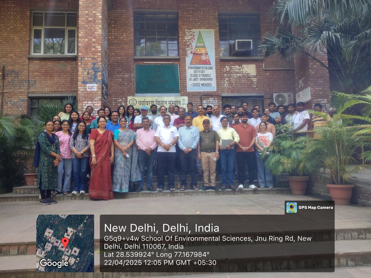 We sincerely thank our distinguished speakers, Prof. Muduru Lachhana Dora and Dr. Arijit Mallick, for their insightful talks on critical minerals and green chemistry in the context of sustainable development.

#specialtalk #earthday #jnueiacp #eiacp
