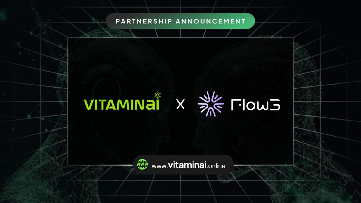 VitaminAi | AI Agents MarketPlace (@vitaminiai) on Twitter photo 🚀 Partnership Announcement + Giveaway! 🚀
VitaminAi is proud to partner with <a href="/flow3_tech/">Flow3 Network</a> – a DePIN-powered decentralized wireless network transforming idle bandwidth and AI CPU power into rewards! 💡🌐
To celebrate this exciting partnership, we’re hosting an exclusive 🚀 Partnership Announcement + Giveaway! 🚀
VitaminAi is proud to partner with <a href="/flow3_tech/">Flow3 Network</a> – a DePIN-powered decentralized wireless network transforming idle bandwidth and AI CPU power into rewards! 💡🌐
To celebrate this exciting partnership, we’re hosting an exclusive
