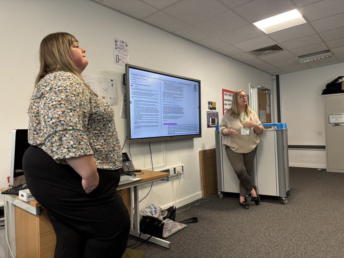 clictrust's tweet image. The second session of our SENDCo conference is focused upon the law relating to SEND. Thank you to @DaneBankPS for leading this session. #TogetherWeMakeTheDifference