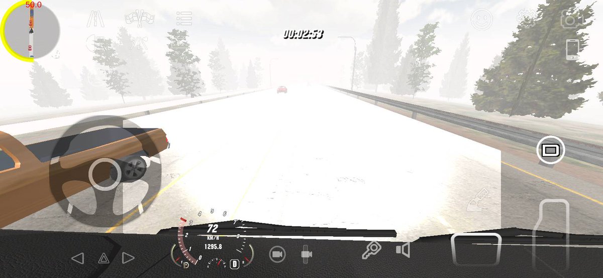 霧MAXにしてハイビームにしたらなんかバグった