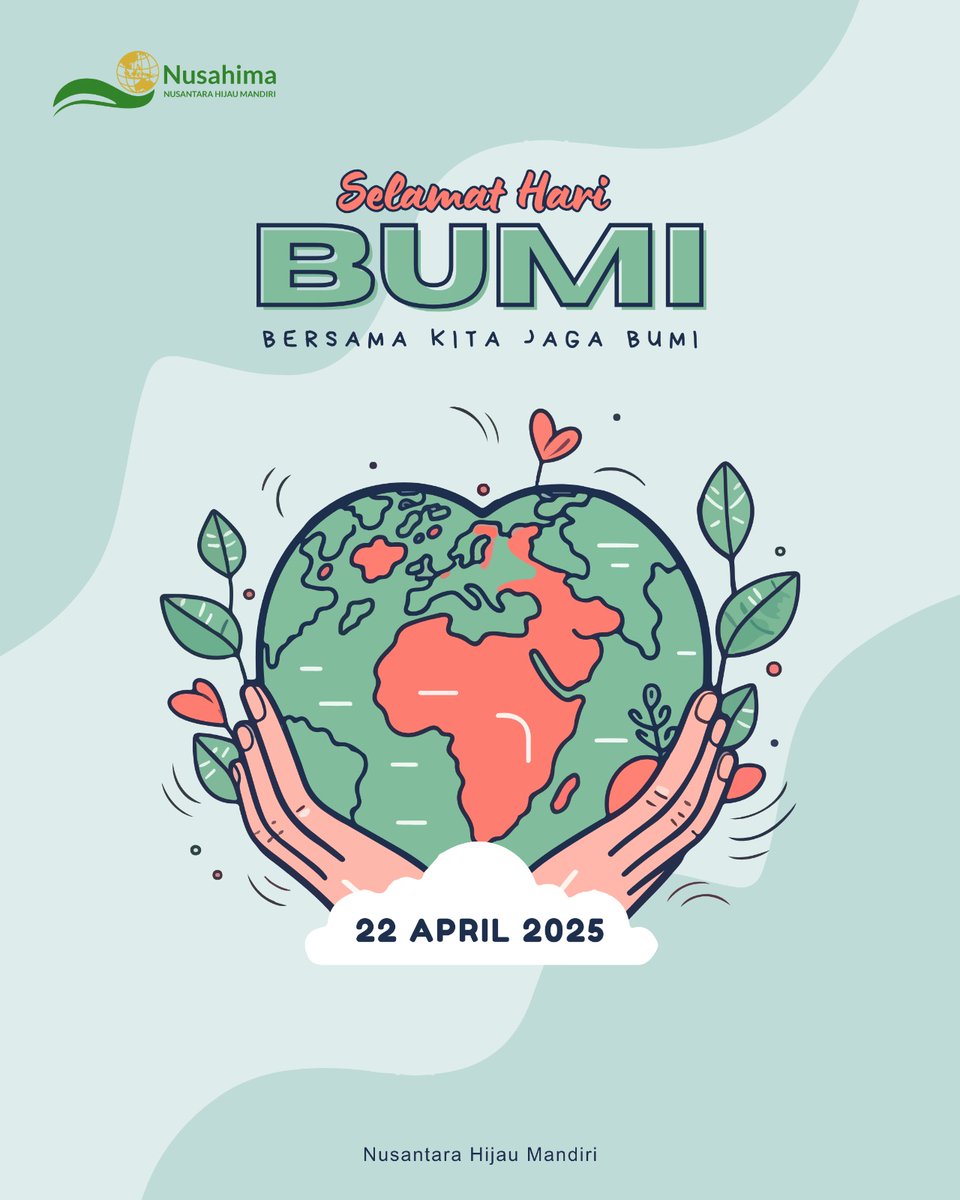 NUsahima26's tweet photo. Mari bersama menjaga tanah yang kita pijak untuk masa depan generasi mendatang. 

Selamat Hari Bumi

#Nusahima
#HariBumi https://t.co/BmfjNRvvLU