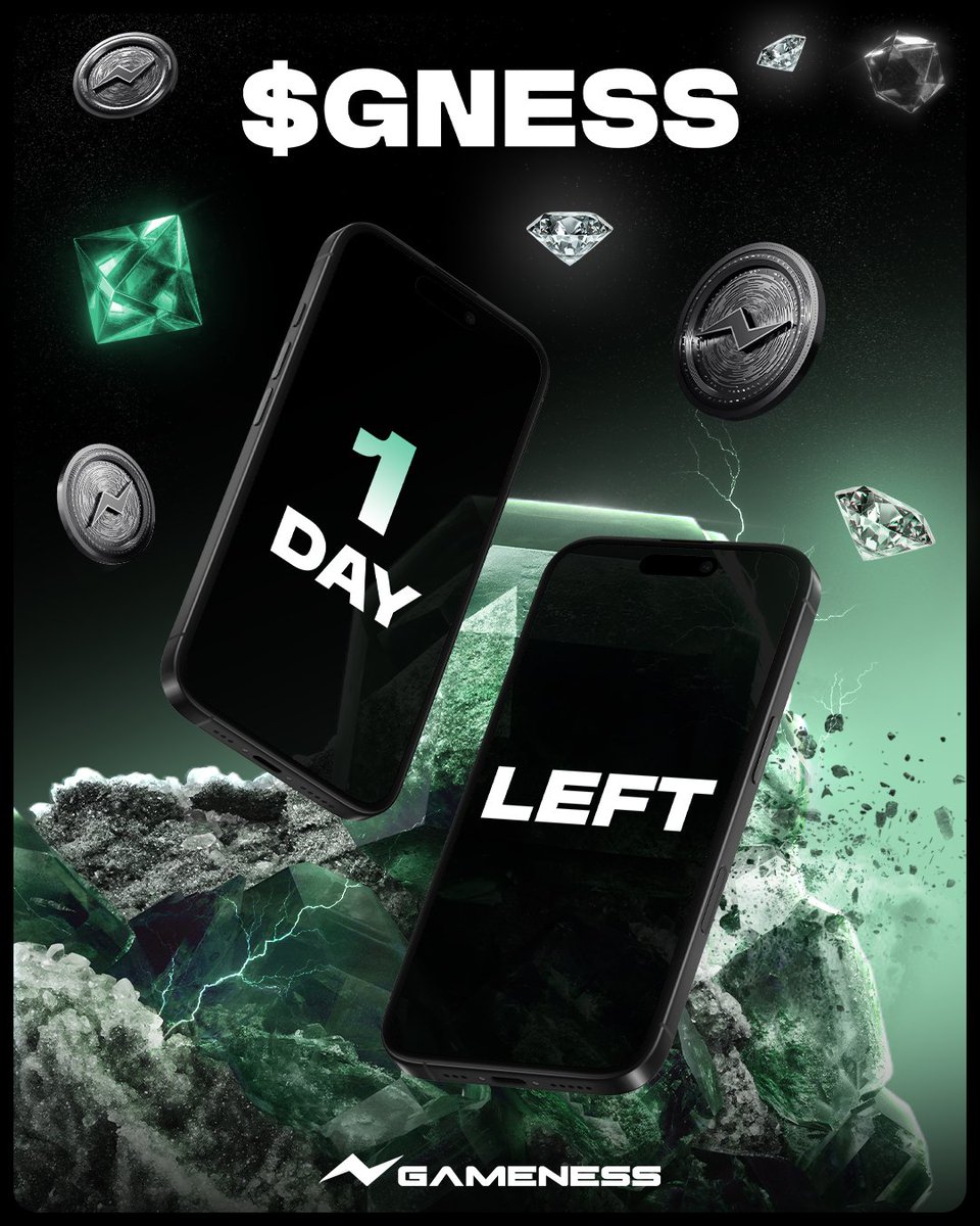 0Sakuna's tweet photo. One Day left for gameness listing
Tomorrow is a big news for gameness Airdrop and listing price
#Gameness #Ai #Gamefi #Testnet #Airdrop #Depin https://t.co/cF4wLWdSYX