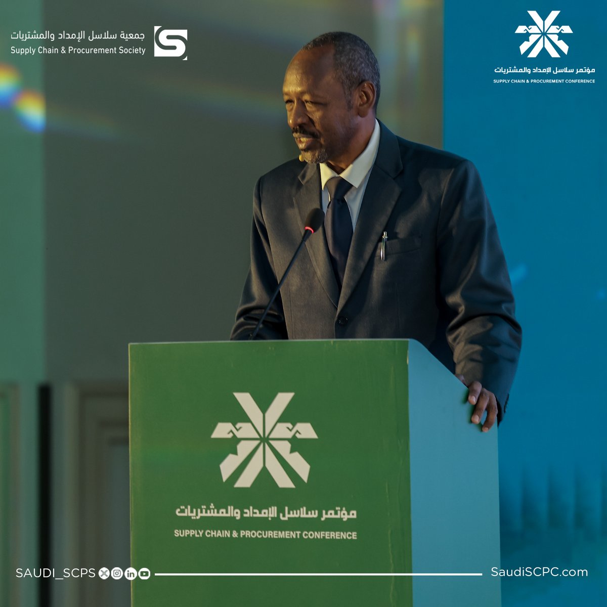 #اليوم_الثاني_من_مؤتمر_سلاسل_الامداد_والمشتريات
سلاسل الإمداد الرقمية للصناعات المستدامة

عبدالقادر مصطفى - رئيس تنفيذي - أفريقيا - ISCEA