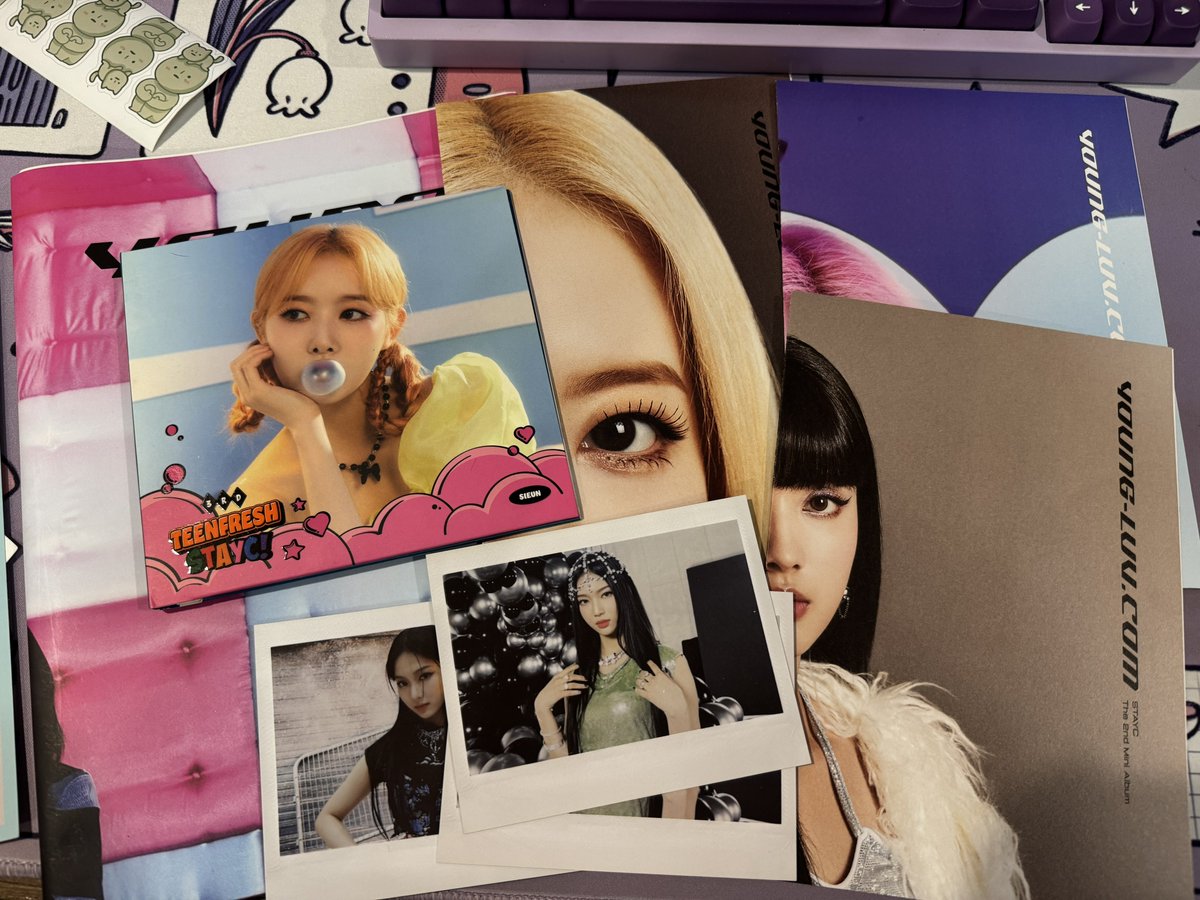 doiepocket's tweet photo. wts lfb ph

free claim - assorted stayc merch 
- claim all only 
- no pc
- pf and sf only 

sieun yoon isa youngluv teenfresh digipack https://t.co/Js29dX95b3