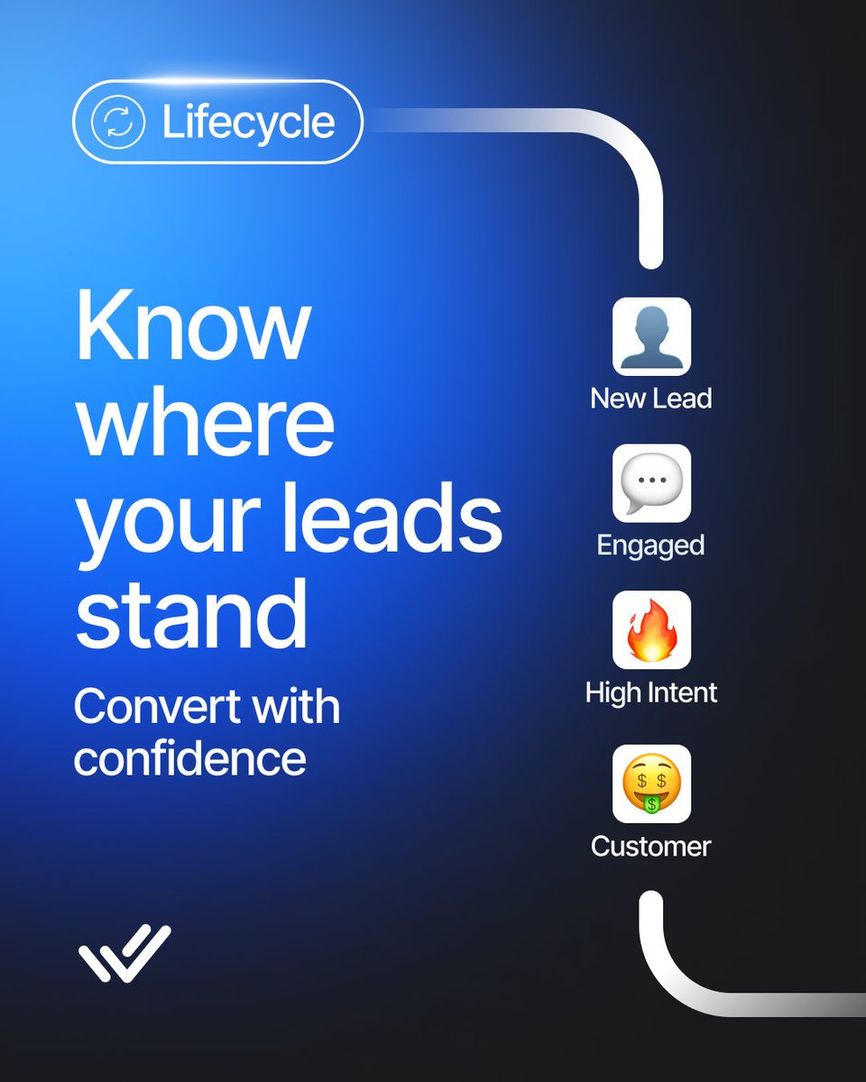 respond_io's tweet image. Not using Lifecycle? You’re missing out on a smarter way to track leads

Top customers organize journey stages to close faster. Ditch manual tracking for clarity at a glance

🔥 Make every conversation count today: rspd.link/XXOO

#respondio #leadgeneration #marketing