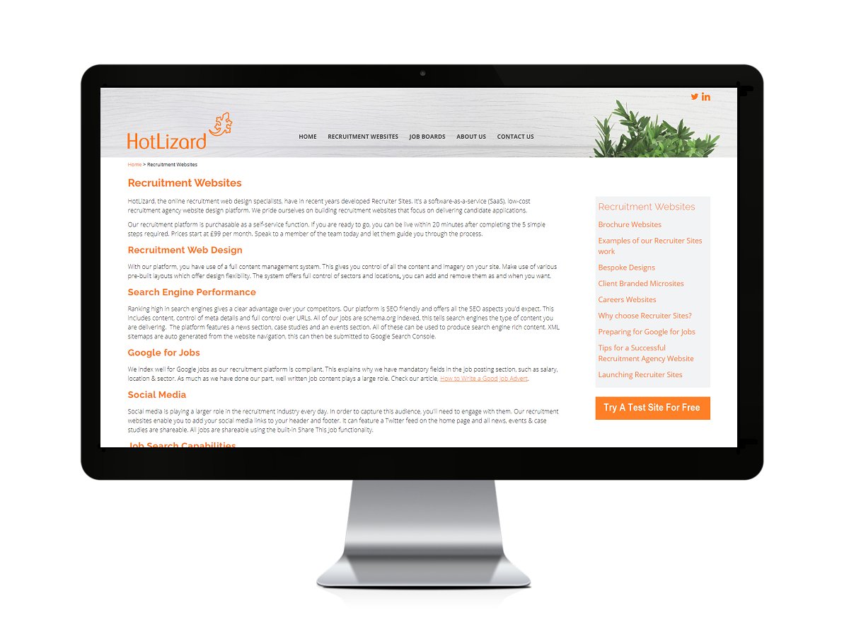 HotLizard_News's tweet photo. Why we developed the Recruiter Sites platform…

We have been building recruitment websites since 1999, but in 2015 we migrated our source code into a software-as-a-service (Saas) solution.

Enabling a low-cost platform, which has a continuous upgrade platform to be created. https://t.co/Z0Yz2u4z52