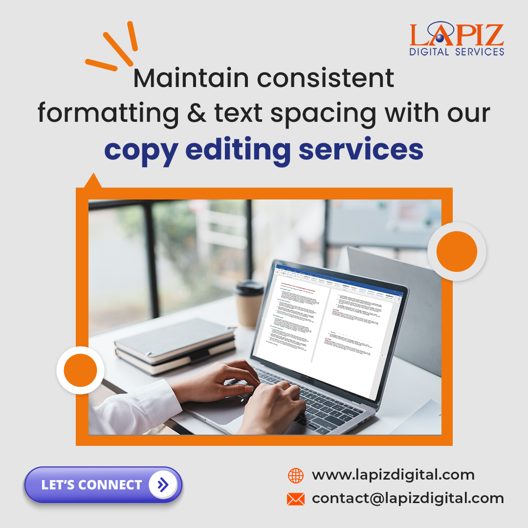 lapizweb's tweet photo. Maintain consistent formatting &amp; text spacing with our #copyeditingservices
Let's connect:  https://t.co/caIzBB8L74
#copywriting #editingservices #grammarcheck #writingtips #manuscriptediting #writingcommunity #languageediting #writingsupport  #Text  #Lapizdigitalservices https://t.co/0FZb2rJEYw