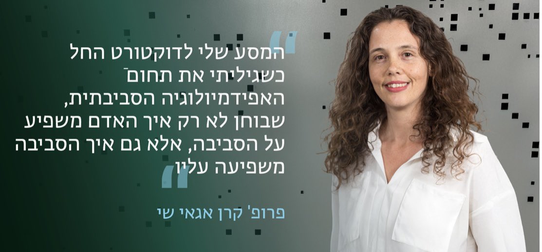 Bar- Ilan Faculty of Medicine (@biumedicine) on Twitter photo In honor of #EarthDay, please meet Prof. <a href="/AgayKeren/">Agay Keren</a>, whose #research focuses on how the #environment impacts human #health at <a href="/Bar_ilan/">ืืื ืืืจืกืืืช ืืจ-ืืืื</a>
biu.ac.il/article/583392โฆ In honor of #EarthDay, please meet Prof. <a href="/AgayKeren/">Agay Keren</a>, whose #research focuses on how the #environment impacts human #health at <a href="/Bar_ilan/">ืืื ืืืจืกืืืช ืืจ-ืืืื</a>
biu.ac.il/article/583392โฆ