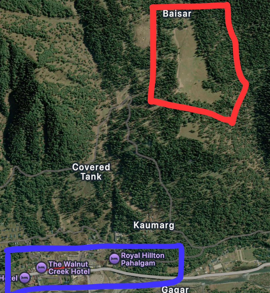 ag_Journalist's tweet image. #FIRSTVISUAL 

#BigBreaking #LatestNews #JUSTIN   Terrorists attacked a group of tourists in Pahalgam South Kashmir, 4 to 5 casualties Reported According to Siurces … forces rushed to the area    

#BREAKING #Terrorists #attacked #tourists #Pahalgam #SouthKashmir #BreakingNews