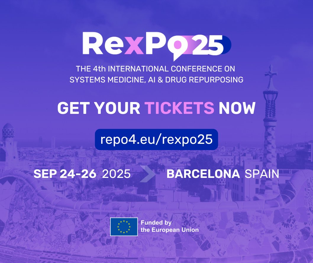 REPO4EU (@repo4eu) on Twitter photo Thinking of attending #RExPO25? Take advantage of our Early Bird tickets before the fly away 👇
🟣 General Admission from €280
🟣 Academia from €130
🟣 PhD Student from €80
Join us at <a href="/the_prbb/">Biomedicina BCN</a> in Barcelona or online on 24-26 September: repo4.eu/rexpo25/ Thinking of attending #RExPO25? Take advantage of our Early Bird tickets before the fly away 👇
🟣 General Admission from €280
🟣 Academia from €130
🟣 PhD Student from €80
Join us at <a href="/the_prbb/">Biomedicina BCN</a> in Barcelona or online on 24-26 September: repo4.eu/rexpo25/