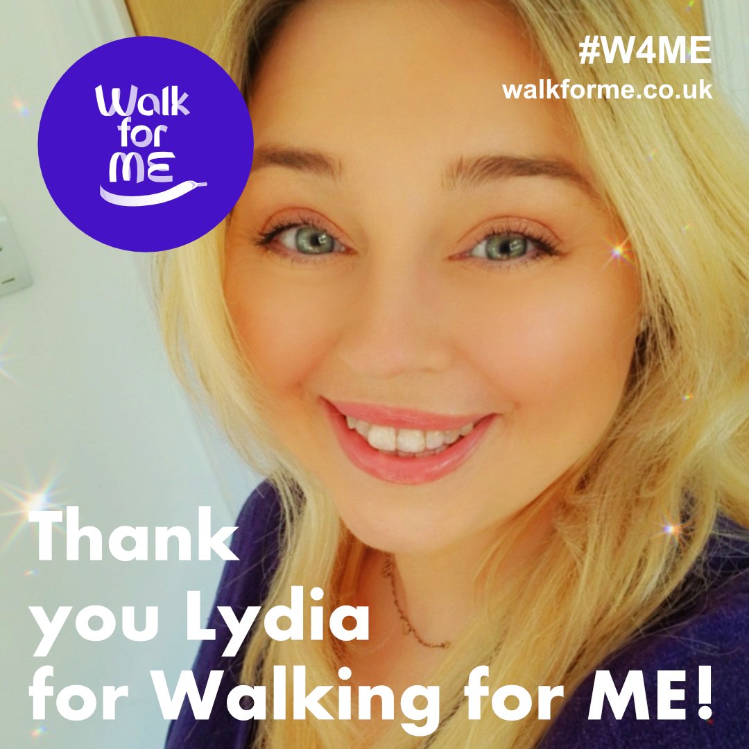 Walk for M.E (@walk_4_me) on Twitter photo A huge welcome to #W4ME to the fantastic Lydia! Lydia will be walking for <a href="/MEResearchUK/">ME Research UK</a> who are focused on biomedical research into ME/CFS. If you would like to donate you can do so on their JustGiving page. Thank you so much!
justgiving.com/page/lydia-des…
#W4ME #MEAwareness #mecfslife A huge welcome to #W4ME to the fantastic Lydia! Lydia will be walking for <a href="/MEResearchUK/">ME Research UK</a> who are focused on biomedical research into ME/CFS. If you would like to donate you can do so on their JustGiving page. Thank you so much!
justgiving.com/page/lydia-des…
#W4ME #MEAwareness #mecfslife