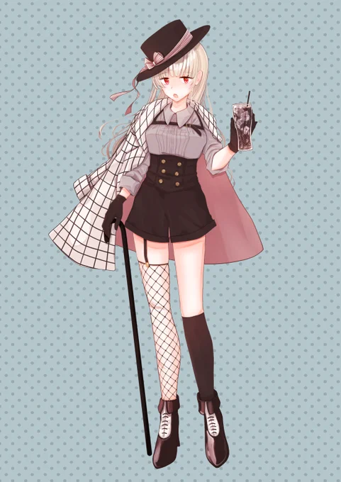 レトロ バレンタイン衣装#アクおどあーと 