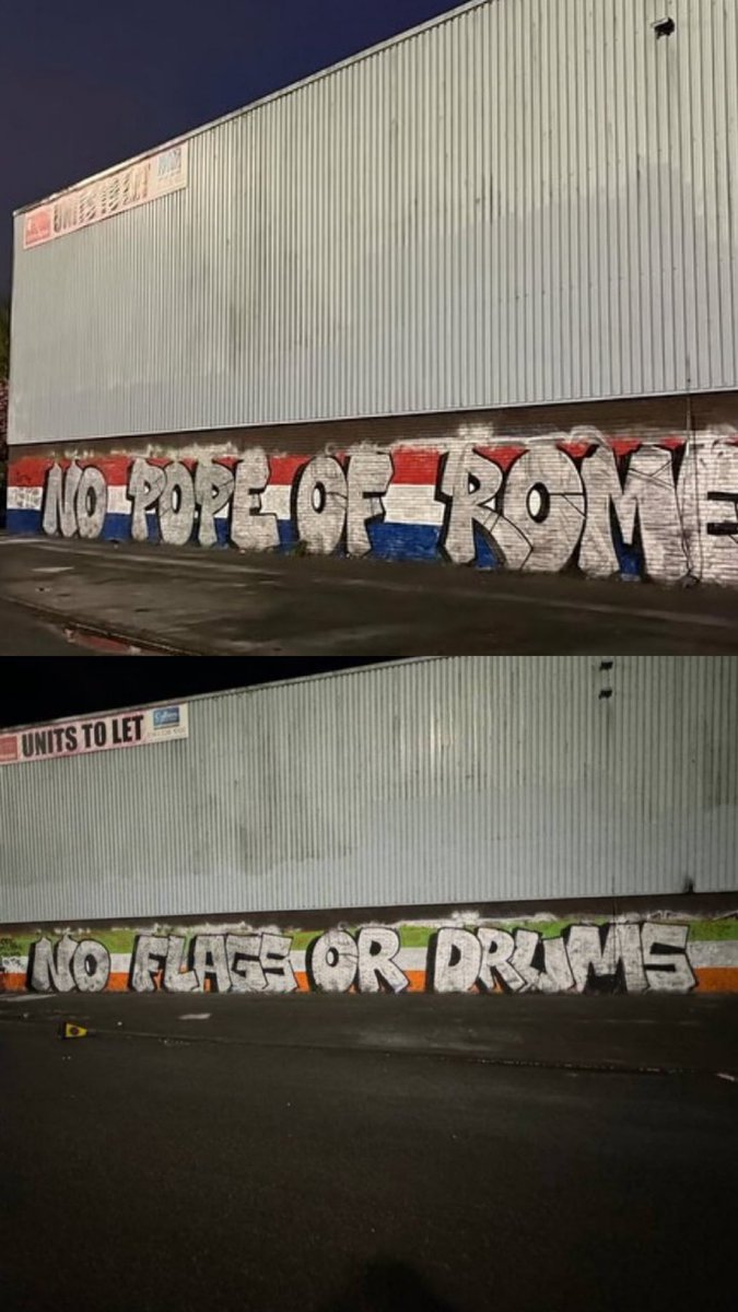 Fitba Culture 🏴 (@fitbaculture) on Twitter photo Before and after: Rangers graffiti covered by Celtic
<a href="/RangersFC/">Rangers Football Club</a> <a href="/CelticFC/">Celtic Football Club</a> Before and after: Rangers graffiti covered by Celtic
<a href="/RangersFC/">Rangers Football Club</a> <a href="/CelticFC/">Celtic Football Club</a>