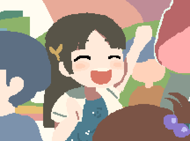 「」|⌒ ⌢のイラスト