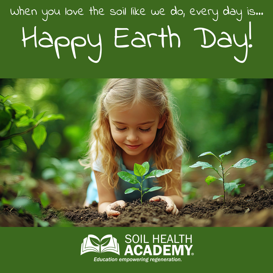 Happy Earth Day! Learn more about how our living and life-giving soil enables all life on our beautiful planet and how healthy soil can grow healthy soil for healthy wildlife habitat and healthy food for our healthy bodies. To learn more, check out SHA's immersive 2025 schools.