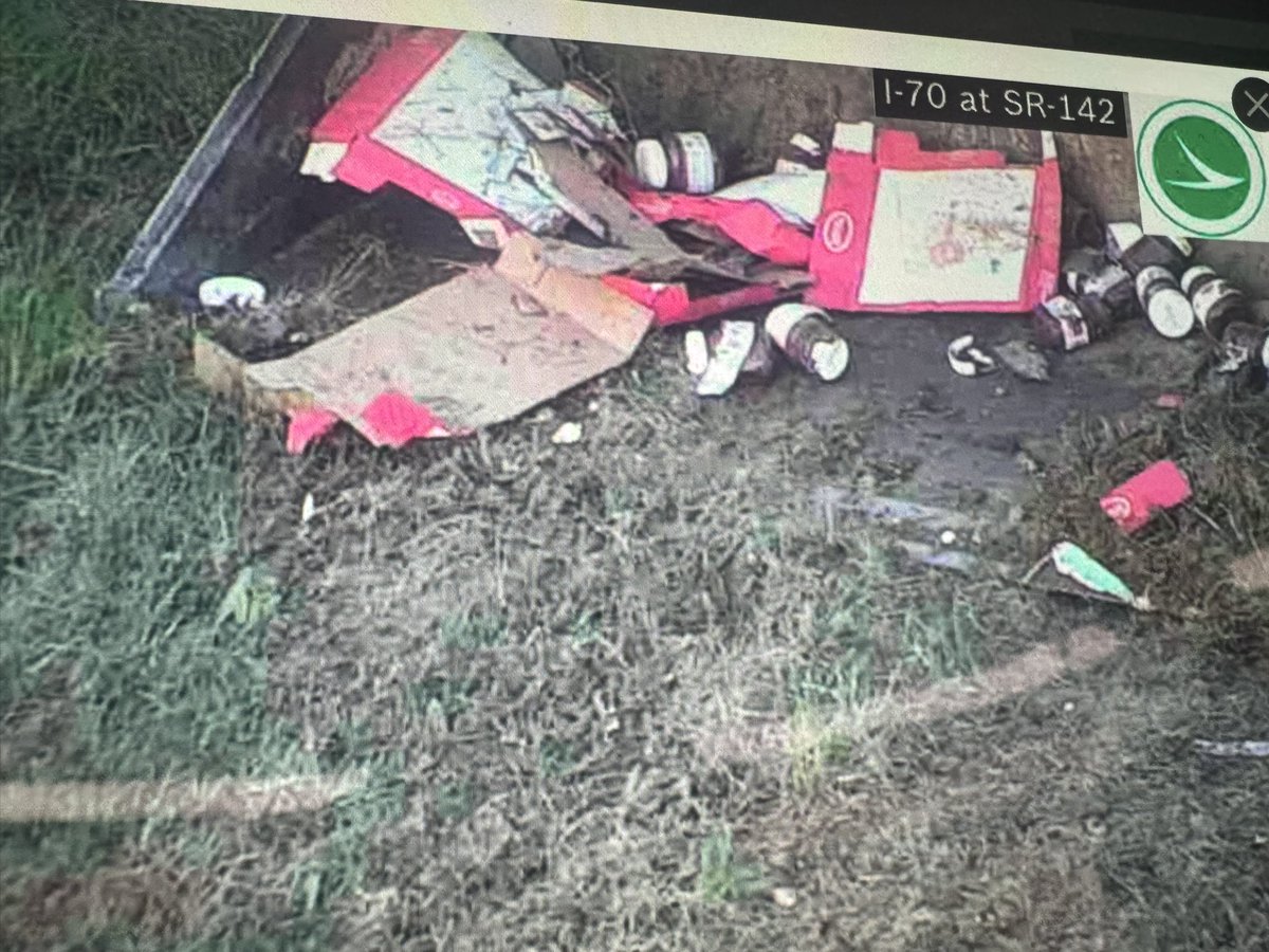 Semi has been moved - one lane is still blocked 70 WB at SR 142 - per OSHP this was a truck carrying Nutella  <a href="/wsyx6/">WSYX ABC 6</a> <a href="/fox28columbus/">FOX 28 Columbus</a> #GDCTeamTraffic