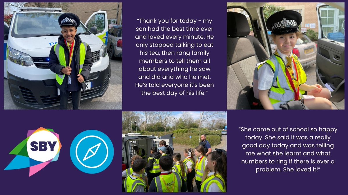SBYcharity's tweet photo. Our @Bristol_BLC Year 5 Learning to Lead group had the best of times at @ASPolice HQ last term! How wonderful to have such great feedback from parents too. https://t.co/BAF81i85ya