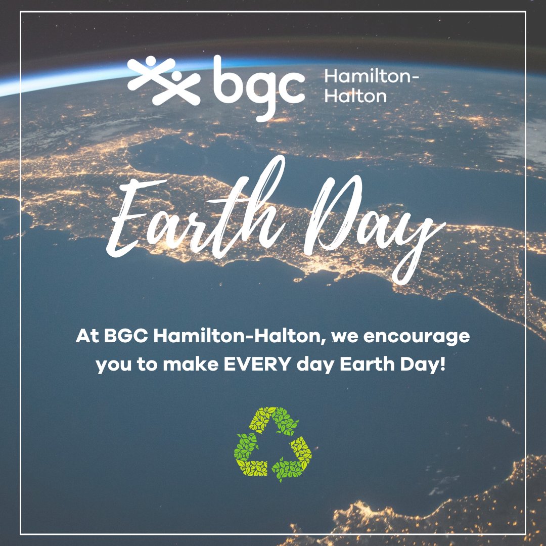 Looking for ways to participate in an Earth Day activity? Try:  
♻️ Picking up litter in your neighbourhood or local park (safely!)  
💡 Turning off lights when you leave a room  
🚰 Turning off taps while brushing your teeth  
🌱 Planting something