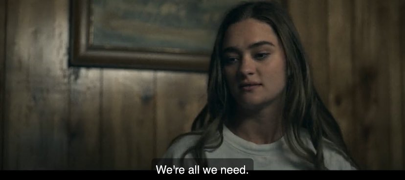 sloansavery's tweet photo. lucas and lauren’s thing being “we’re all we need” and pinky promises they’re so 😖😖 #ransomcanyon https://t.co/cJIwb6ulCO