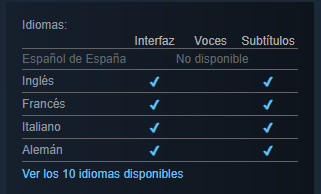 🎮 Una frustración que muchos compartimos.

📝 Hay #Videojuegos con subtítulos en alemán, francés y otros idiomas, pero ¿y el español?

🤷‍♂️ ¿Qué opinas de esta situación tan habitual?
