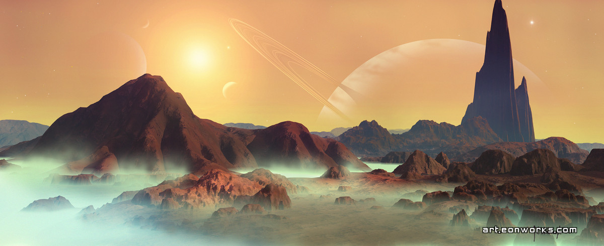 EonWorks's tweet image. Million Years Away space landscape #space #landscape #Universe