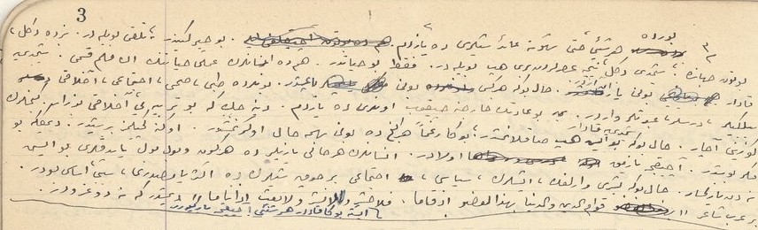 Burada her şeyi, hatta şehvete ait şeyleri de yazdım. H̶e̶m̶ ̶d̶e̶ ̶b̶ü̶t̶ü̶n̶ ̶a̶ç̶ı̶k̶l̶ı̶ğ̶ı̶ ̶i̶l̶e̶.̶ Bu çirkindir; telakki böyledir. Nerde değil, bütün cihanda; şimdi değil; nice asırlardan beri hep böyledir. Fakat bu hayattır. Hem de insanların amelî hayatının en mühim