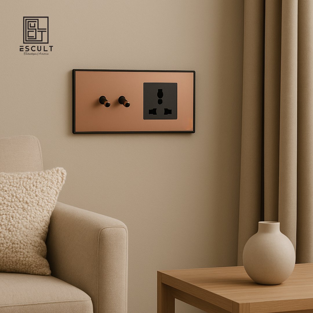 DrasisAutomate's tweet image. Redefine your walls with ESCULT's switches – where luxury meets intelligence. 💎✨ #luxuryhomeautomation #smartlivingindia #DesignMeetsTechnology