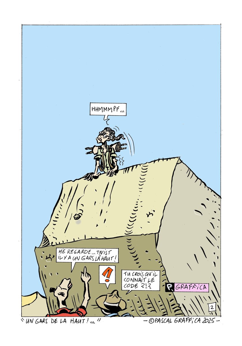 Il y a quelqu'un sur la grosse pierre !?