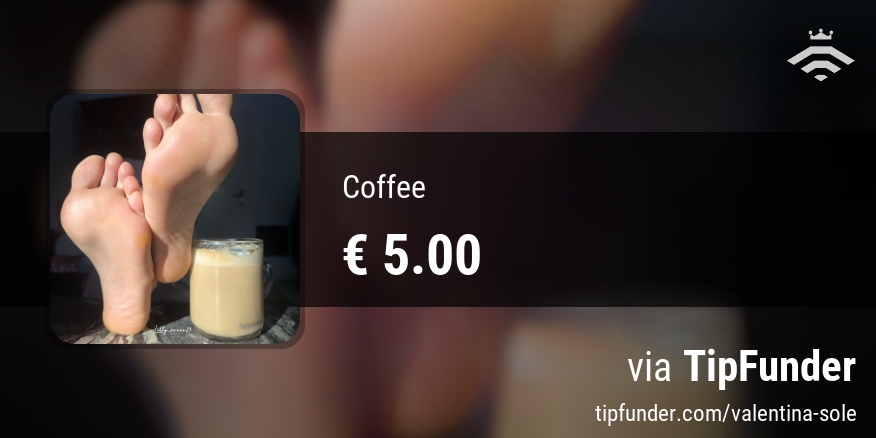 € 5.00 Trinkgeld aus meiner Tipliste von einem Fan – das mag ich!
Wie sieht es bei dir aus?
Zeige deine Wertschätzung auf tipfunder.com/valentina-sole via @tipfunder