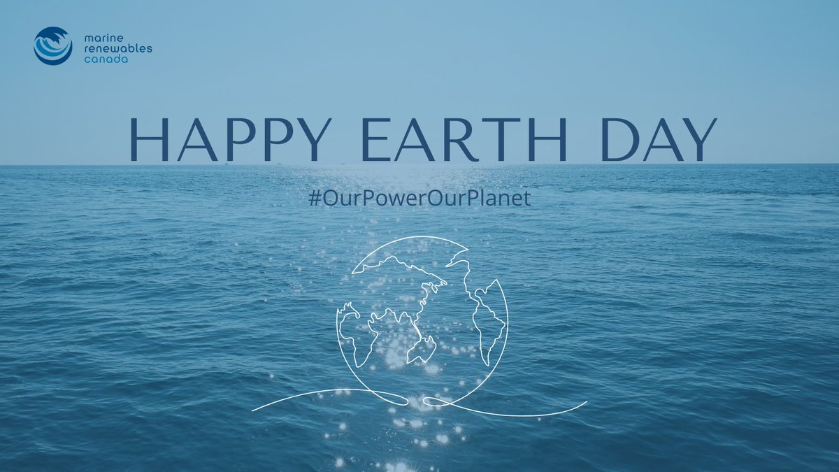 Today—and every day—we're reminded that protecting our planet means investing in clean, sustainable solutions.

By advancing #MarineRenewableEnergy, we can reduce emissions, strengthen energy resilience, and protect the ecosystems we rely on.

Happy #EarthDay 🌎 from all of us at
