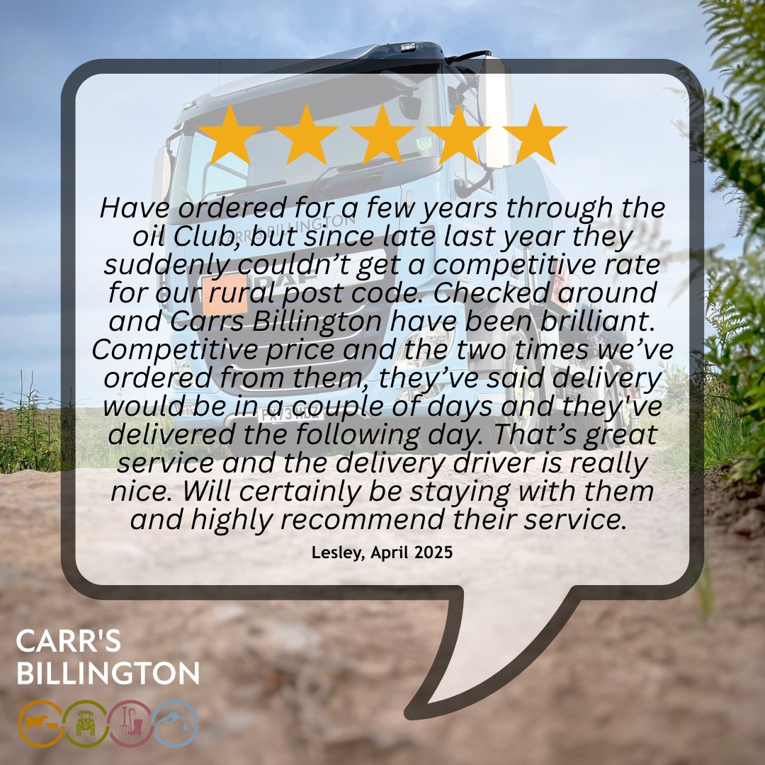We're thrilled to share this fantastic review from one of our valued fuel customers! 

We're committed to providing competitive prices and exceptional service, and we're glad to hear we're hitting the mark. 

#CustomerFeedback #CarrsBillington #GreatService #HighlyRecommend