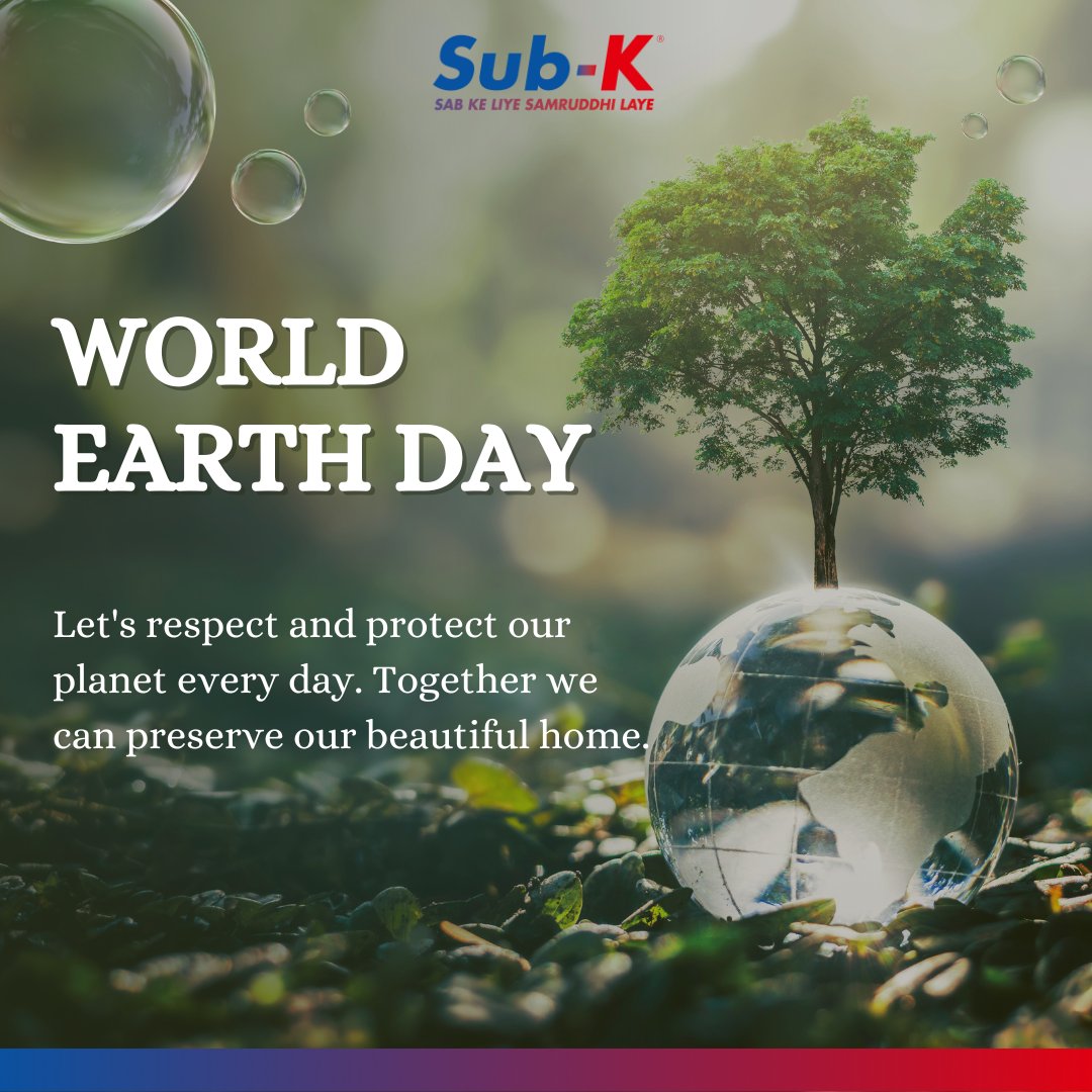 SubKIMPACT's tweet image. May we grow greener in every way—Happy World Earth Day!

#subk #OurPowerOurPlanet