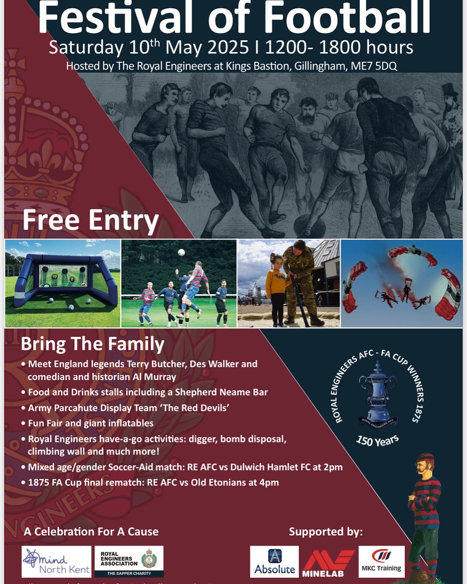 We've been invited to take part in a Festival of Football this May. 

Find out more here ⬇️ 

dulwichhamletfc.co.uk/latest-news/cl…