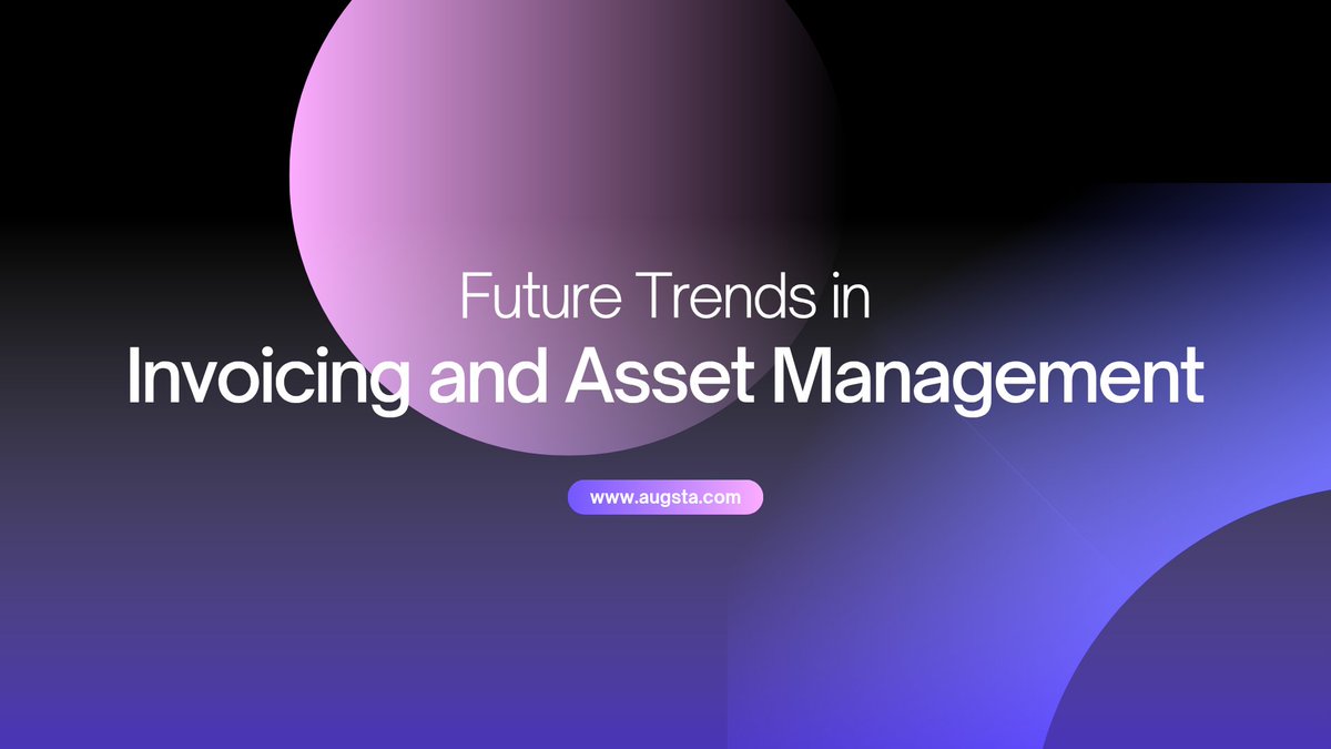 esmartprocure's tweet image. As technology continues to reshape enterprise operations, invoicing and asset management are undergoing significant transformations.

Visit: augsta.com

#eSmartProcure #InvoicingTrends #AssetManagement #AIinFinance #ERP #PredictiveMaintenance #EInvoicing
