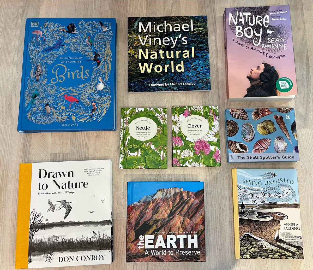 Booksone1's tweet photo. It’s Earth Day! Here are some books to get you in the mood, all about the planet, nature, animals, and water! 🌎 🌱 

#booksatonelouisburgh #mayoartscouncil #louisburghbooks #shoplocal #buyirish #newreleases #booksatonefamily #mayobookshop #earthday https://t.co/quesgq16z0