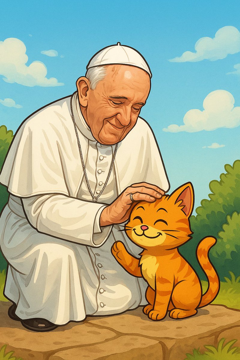 TigroForLife's tweet photo. 🙏🏻Goodbye Pope Francis. Today, even $TIGRO pays his respects. May your journey to the light be as gentle as a cat’s purr. You’ll remain in the hearts of those who believe in love, peace… and cats.🕊️🐱🤍
#TigroForLife #RIPPopeFrancis #PopeFrancis https://t.co/5cymowSOzg