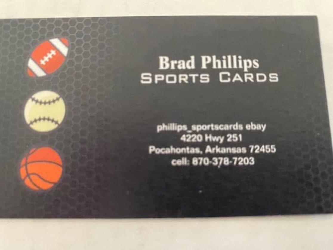 Coach Brad Phillips (@coach_bphillips) on Twitter photo Got over 300 sports cards for sale on ebay. Football, Basketball, Baseball and etc. Go check it out and FOLLOW 
phillips_sportscards on Ebay Got over 300 sports cards for sale on ebay. Football, Basketball, Baseball and etc. Go check it out and FOLLOW 
phillips_sportscards on Ebay