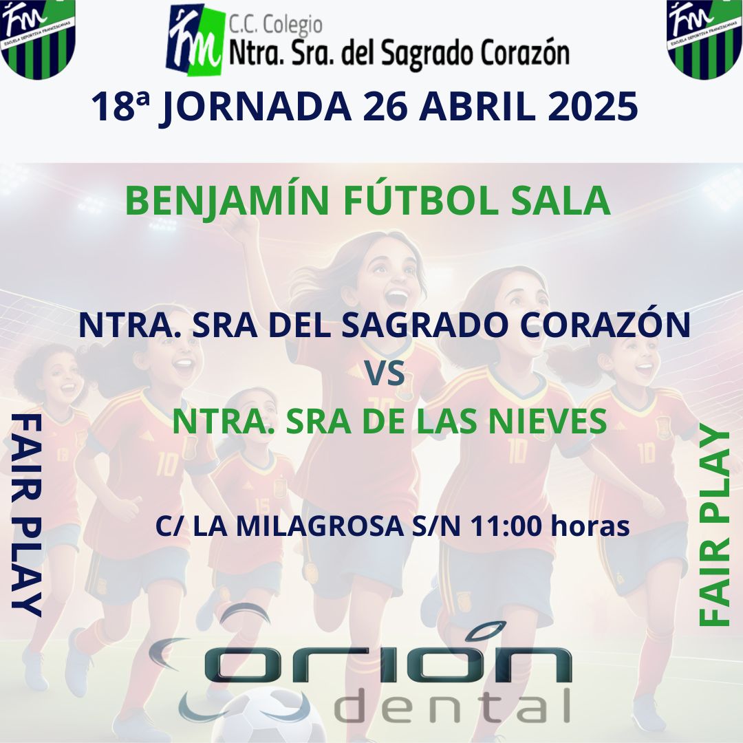 Volvemos de las vacaciones de Semana Santa con ganas de disfrutar del deporte escolar en la mejor liga <a href="/DeportesECM/">DeportesECM</a>. Os esperamos este sábado en nuestro colegio <a href="/fefmontpaseo/">FranciscanasPaseo</a> para ver a nuestro equipo en acción. Vamos Franciscanas!!!!!!