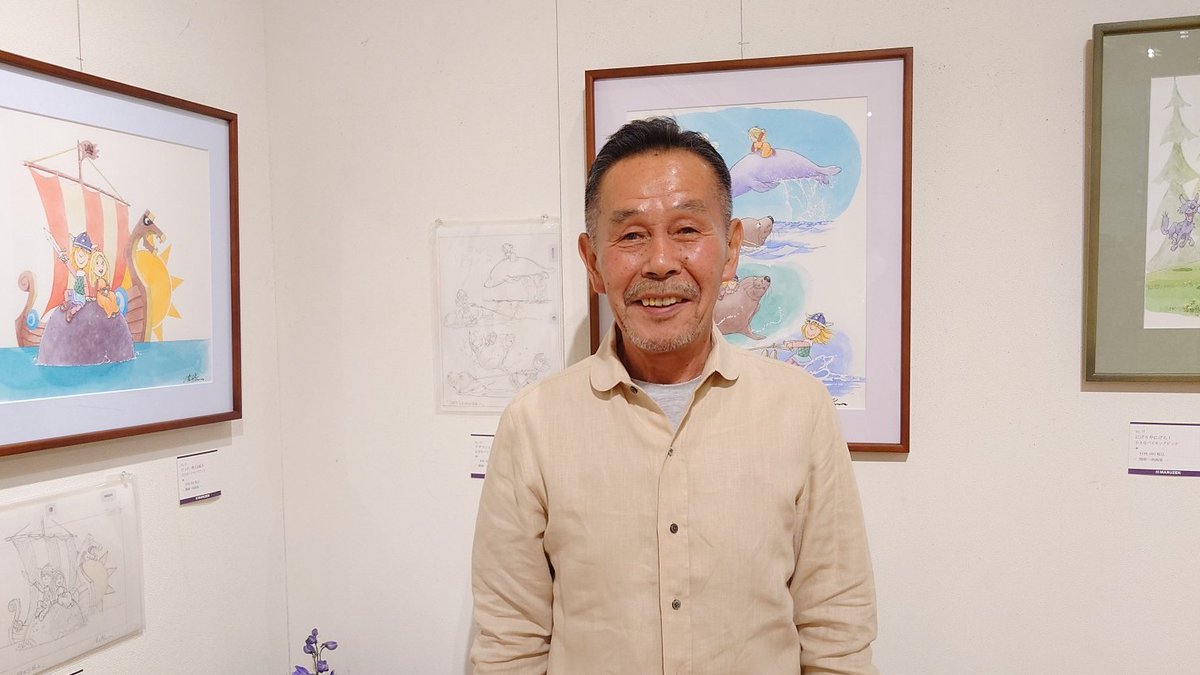 mznihonbashi's tweet photo. 関修一原画展 ～思い出のキャラクターたち～
2025/4/23～4/29　最終日は15時閉場
3Fギャラリー
『小さなバイキング　ビッケ』『トム・ソーヤの冒険』『ペリーヌ物語』のキャラクターデザインを多数手がけた関修一氏。
今展では最新原画約25点のほか、版画やグッズ、関連書籍など展示販売いたします。 https://t.co/pcdxA6Fj6y