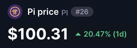 If we all manifest it, it will happen

Say it with me, $PI will reach $100

Like this post to lock the affirmation