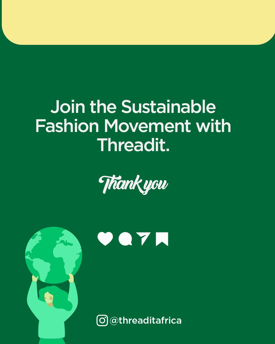 Threaditafrica's tweet photo. Join the sustainable fashion movement with Threadit💚

#EarthDay2025 #SustainableFashion #FashionForThePlanet #WearTheChange
#threadit https://t.co/sJSRmv5CUN
