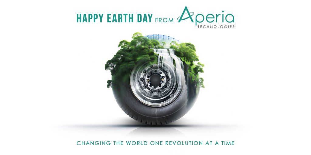 AperiaTech's tweet image. At Aperia Technologies, we&apos;re committed to creating a sustainable future for the trucking industry. Halo Connect i3 ensures optimal tire pressure, reducing fuel consumption and extending tire life. This means fewer emissions, less waste, and a greener planet.  Happy Earth Day!