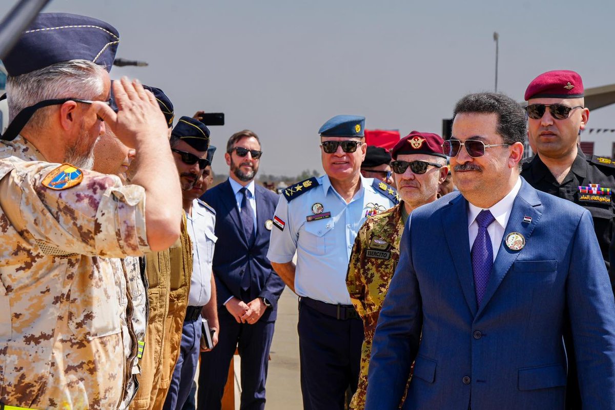 Farhad Alaaldin (@farhad965) on Twitter photo Iraq marks the 94th anniversary of its Air Force in partnership with the US, France, Italy, Jordan & NATO, with the “Ur 2” joint exercise.
A display of cooperation and partnership with allies to defeat terrorism while putting "Iraq first" as stated by PM <a href="/mohamedshia/">محمد شياع السوداني</a>
#Iraq Iraq marks the 94th anniversary of its Air Force in partnership with the US, France, Italy, Jordan & NATO, with the “Ur 2” joint exercise.
A display of cooperation and partnership with allies to defeat terrorism while putting "Iraq first" as stated by PM <a href="/mohamedshia/">محمد شياع السوداني</a>
#Iraq