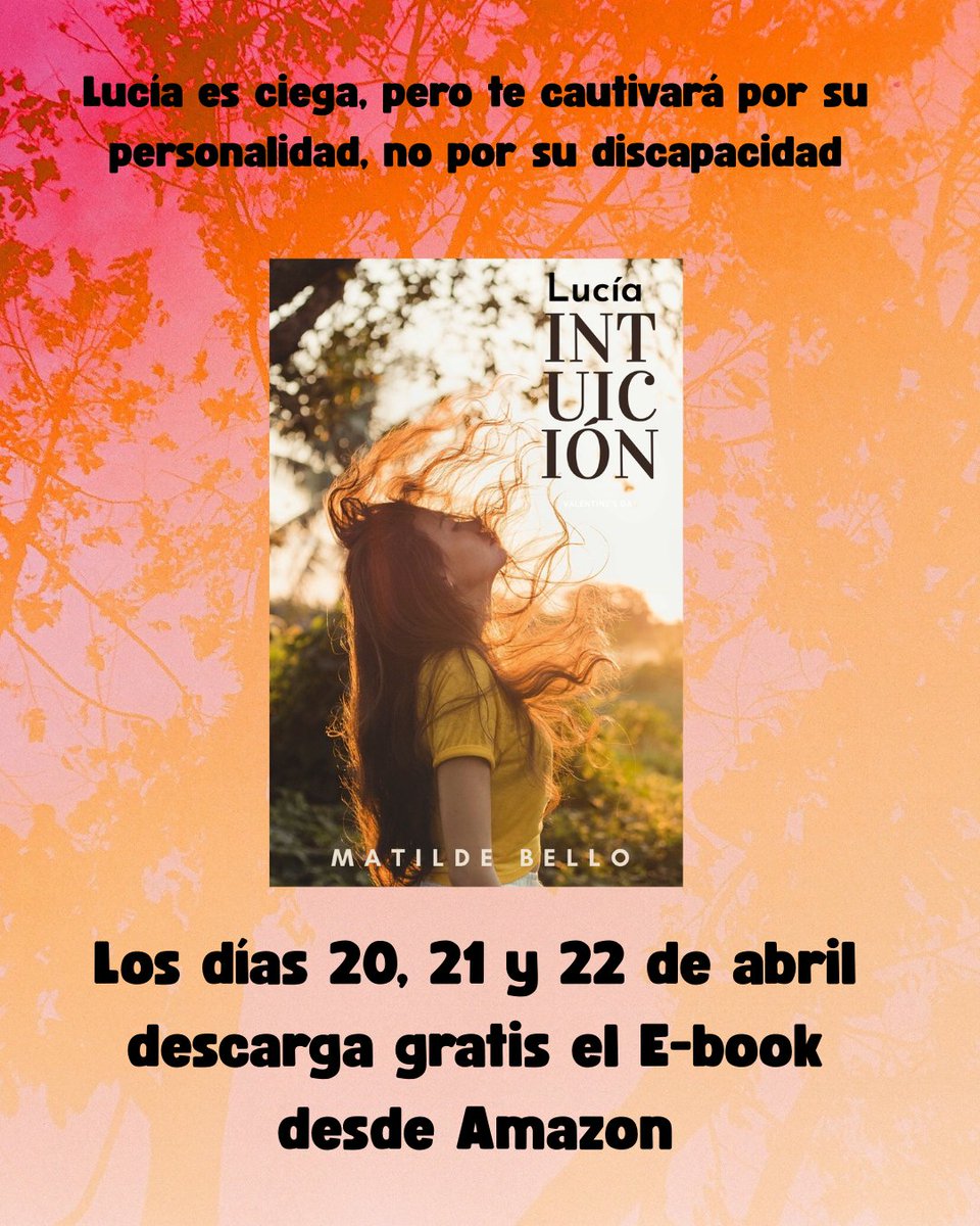 Descarga GRATIS aquí.
HOY ÚLTIMO DÍA
⬇️⬇️⬇️⬇️
amazon.es/Luc%C3%ADa-Int…