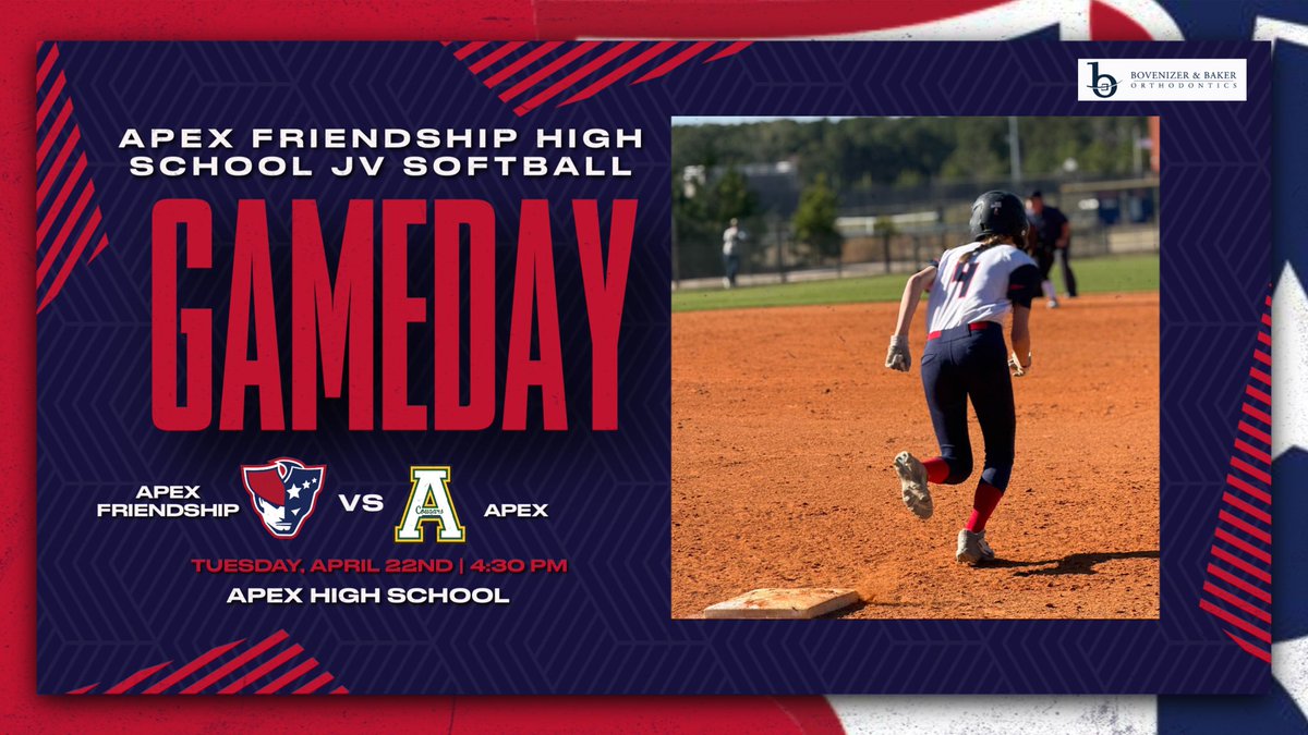 Apex Friendship High School Athletics (@afpatathletics) on Twitter photo It’s GAMEDAY! Good luck to JV <a href="/AFHS_Softball/">AFHS Softball</a> as they take on Apex today! Let’s go Pats! #PatFam #RepAFHS 🥎 It’s GAMEDAY! Good luck to JV <a href="/AFHS_Softball/">AFHS Softball</a> as they take on Apex today! Let’s go Pats! #PatFam #RepAFHS 🥎